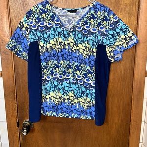 Plus size Cherokee Scrub ton, sides are strechy for comfort, rarely worn.